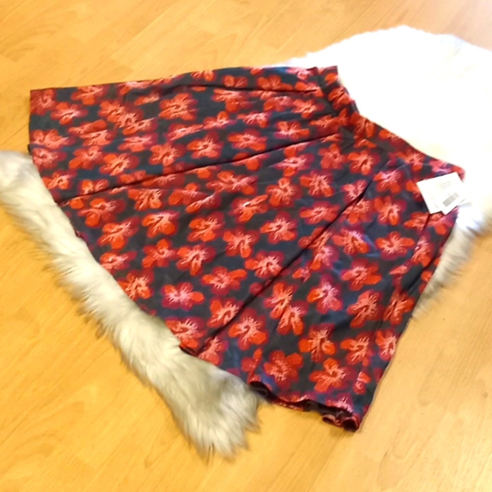 LulaRoe Floral Print Madison Skirt